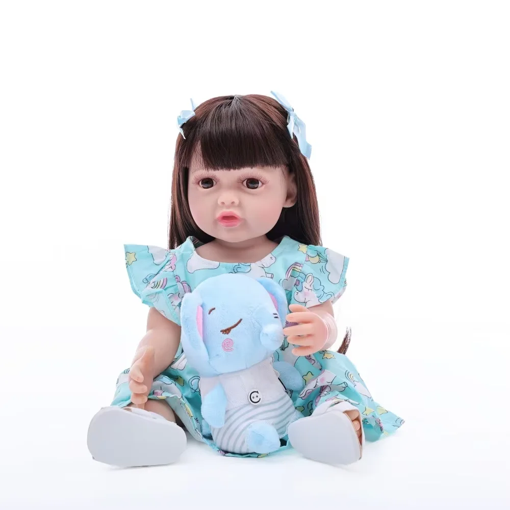 Cloveray, muñeca de bebé Reborn realista de vinilo de cuerpo completo clásico de 20 pulgadas, muñeca de vinilo súper bonita, juguete hecho a mano, regalo de cumpleaños y Navidad para niños