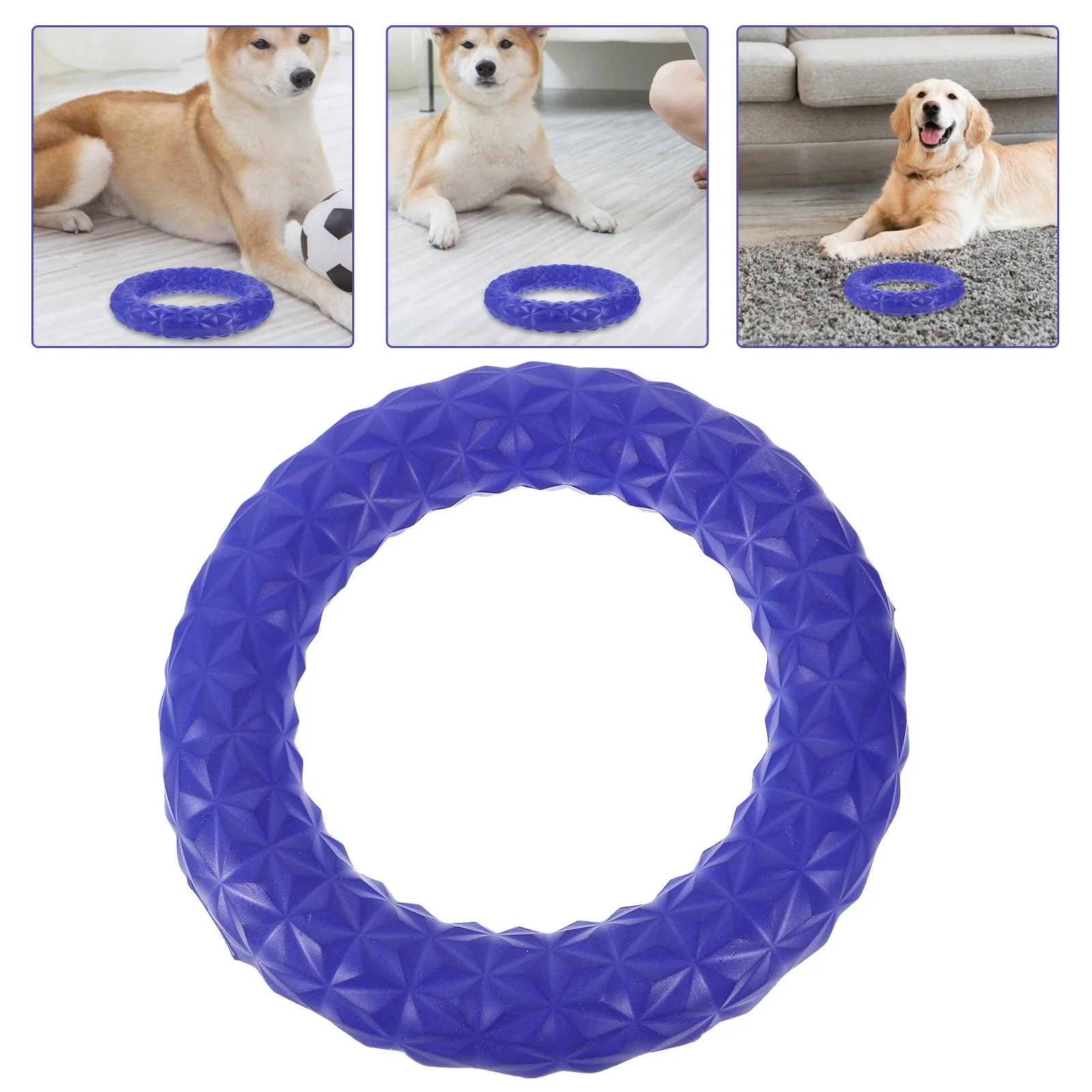 

Foam Ring Small Dog Chew Teething Pet Tension Puppy Chewing Tpr Molar Cleaning