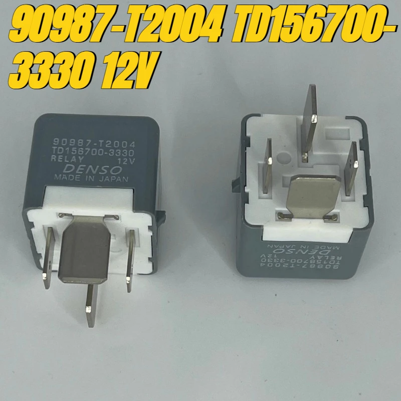 (Brand New Original)1pcs/lot 100% original genuine relay: 90987-T2004 TD156700-3330 12V 4pins Automobile high-power relay
