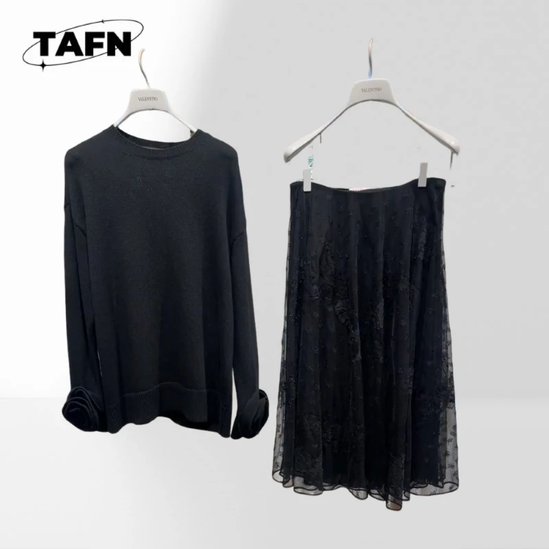 Ladies Classic Midi Skirt Solid Color Casual Skirt for Daily Use Women Chic High Waist Skirt Fashion Midi Skirt BA0940
