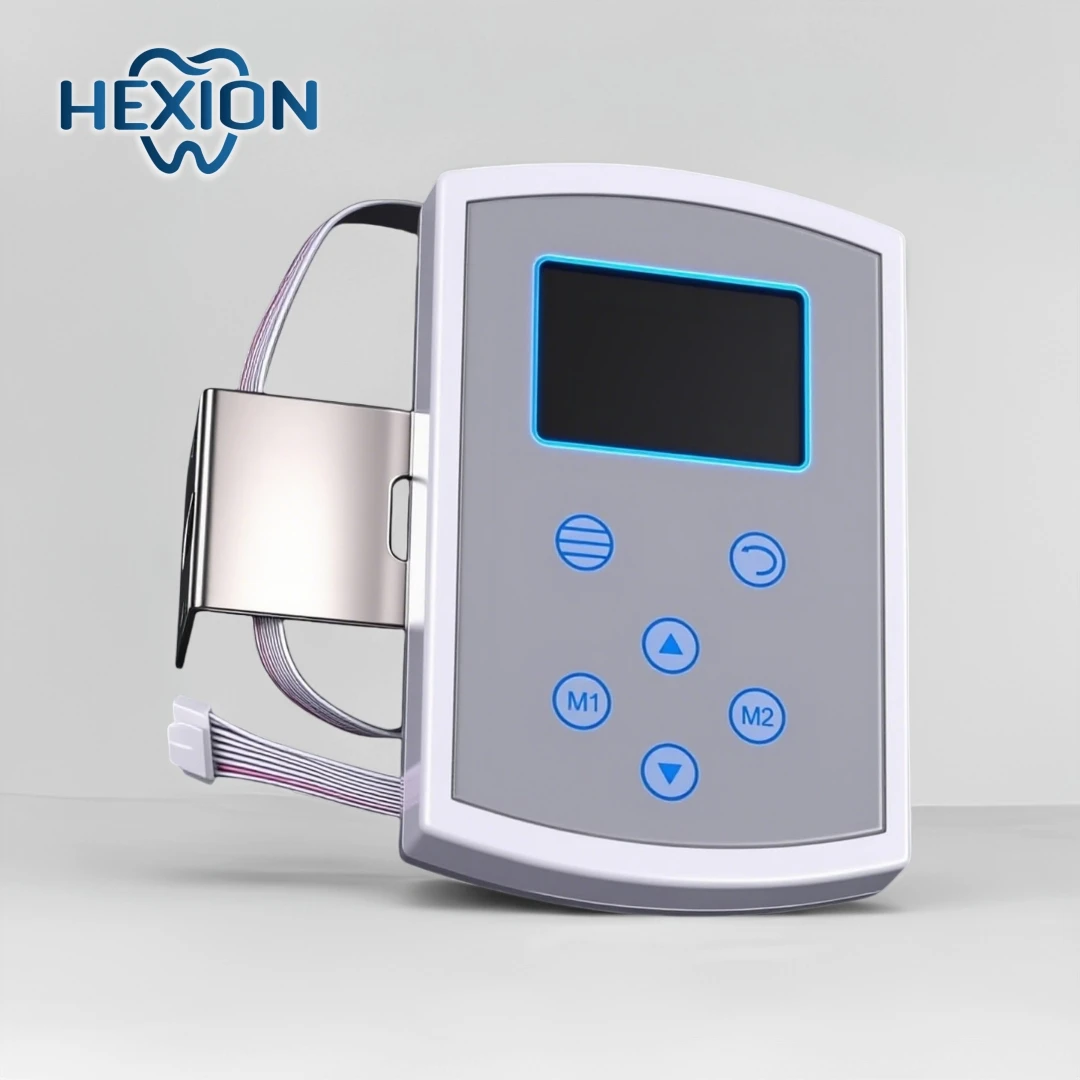 HEXION Built-in Dental Electric Motor-Brushless Large Torque Fiber Optic- Works with 1:1/1:5/16:1 Contra Angle Professional Tool