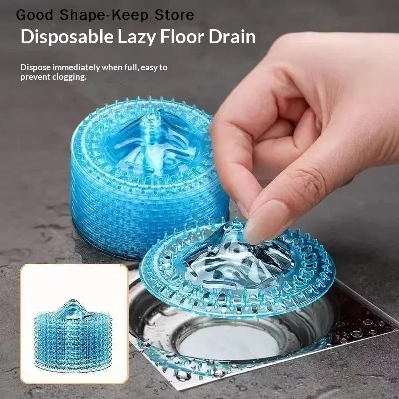 daily20Pcs Disposable Drain Hair Catcher Tool-Free Installation Sewer Strainer for Bathroom Kitchen Shower SinkDaily products