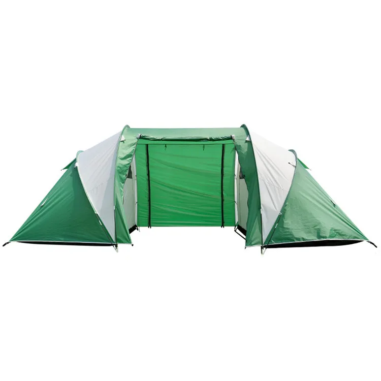 Outdoor Large Space Family tent 2 bedrooms 1 living room camping tent 6-8 people camping tent