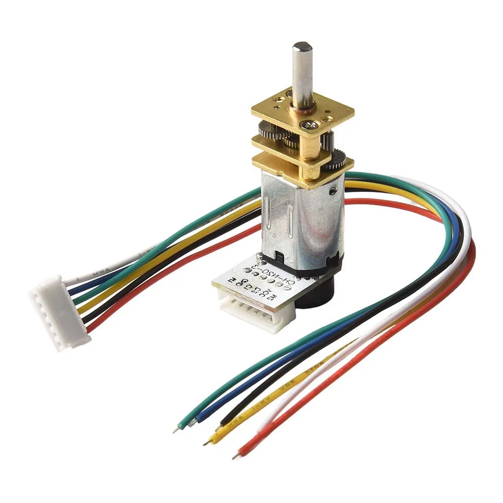 1pc DC Geared Motor For JGA12 For N20 Encoder DC 6V Metal Gear DC Motor Gearwheel High Torque For DIY Modules