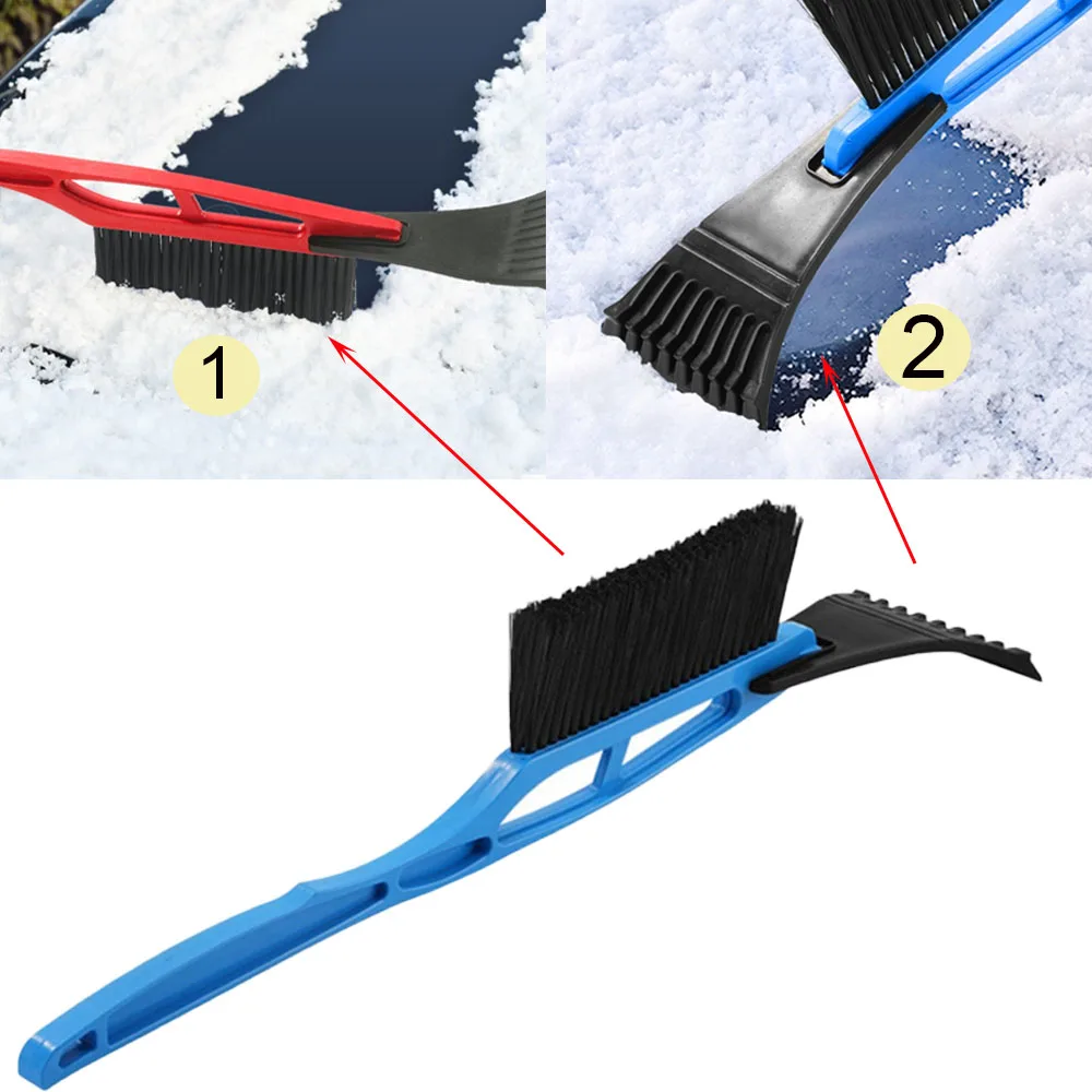 Pá de neve para carro, um raspador de gelo de dupla finalidade que não danifica a escova de neve do carro, descongelar o vidro, remoção de gelo