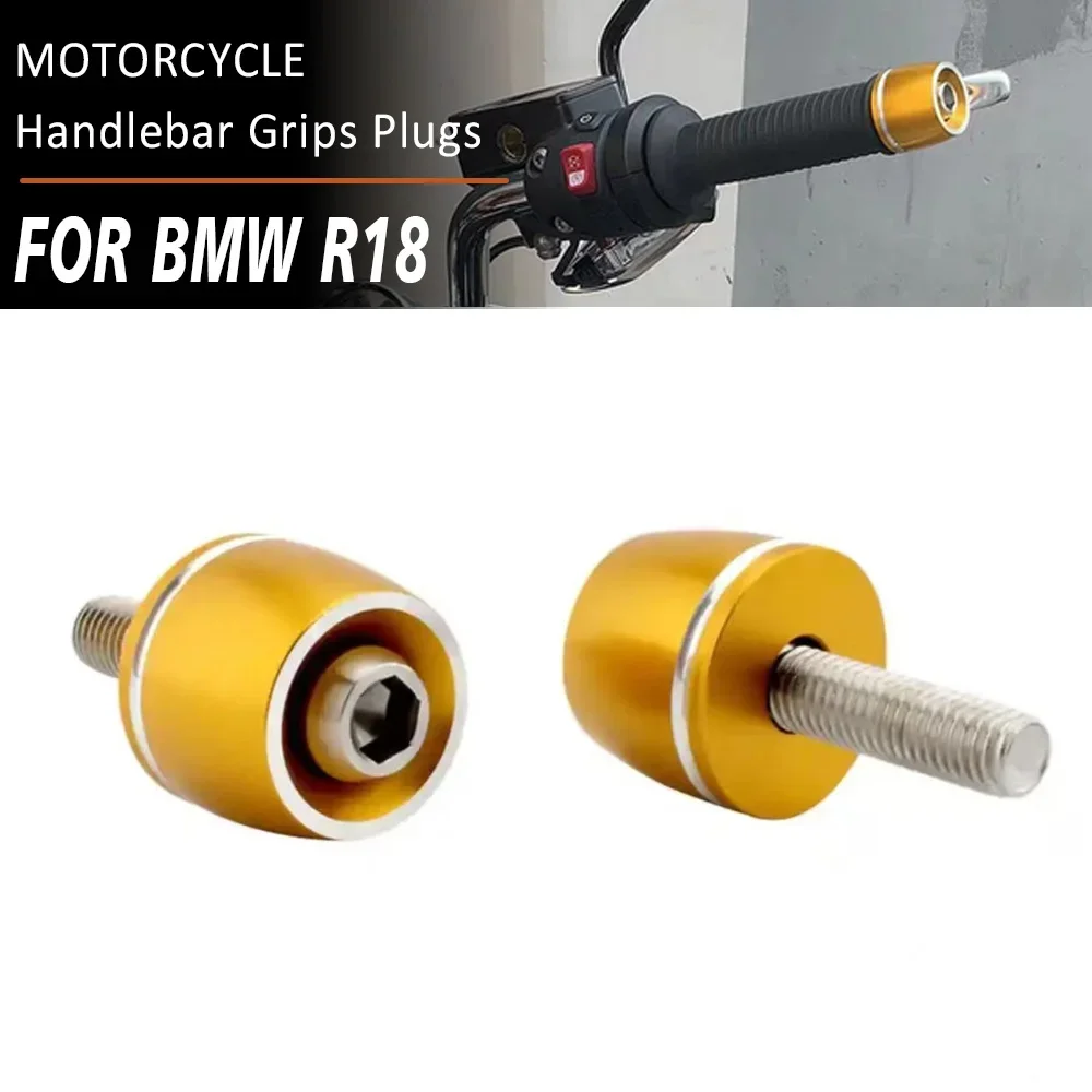 For BMW R18 R 18 Classic RnineT Pure Racer Scrambler Urban G/S Pair Motorcycle Handlebar Grips Bar End Plug Caps Balancer