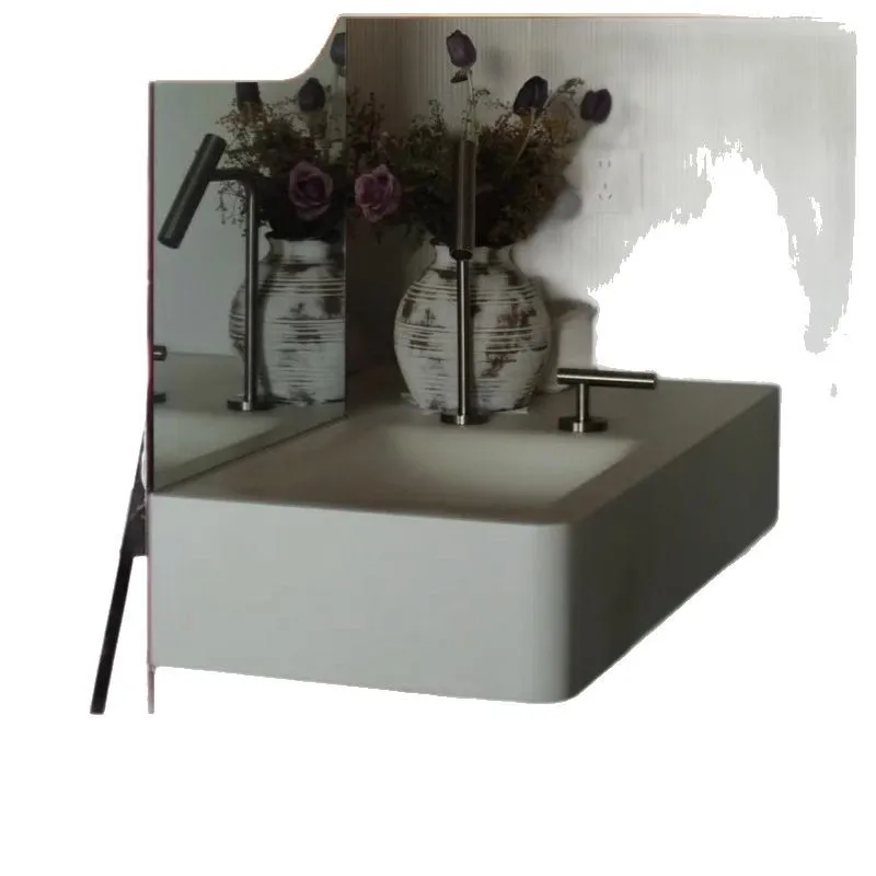 Integrated basin, bathroom, bathroom cabinet, vanity, sink, washbasin