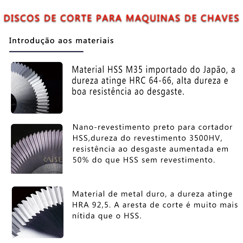 Fresa de máquina chave 0010 60x7.3x12.7 para ferramentas de serralheiro WENXING 100A 100B HERMEX