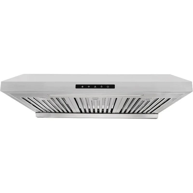 Arlington 850 CFM Powerful 30 Inch Under Cabinet Range Hood With Premium Stainless Steel Body, Twin Turbo Motors