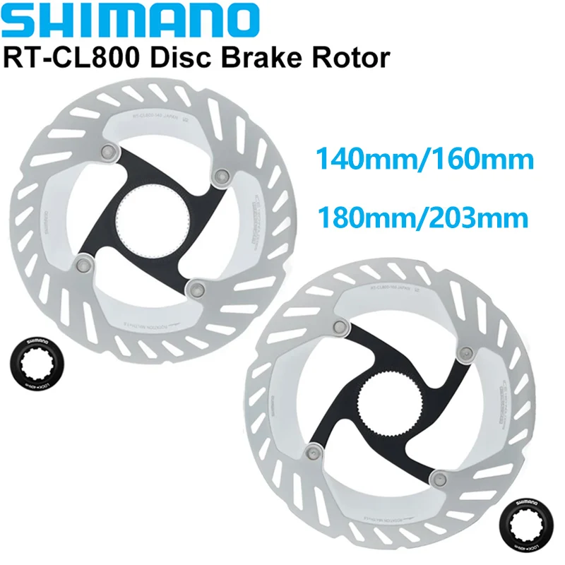 

Shimano RT CL800 140mm 160mm 180mm 203mm Disc Rotor ice Technology Brake Disc Center Lock Disc Rotor Road Mountain Bike Parts