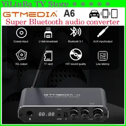 GTMEDIA V8 UHD TV Set-Top Box 4K TV Décodeur Récepteur Satellite DVB-S2/S2X DVB-T2 DVB-C BISS + PowerVu Key Avec 2.4G WiFi Upgrade