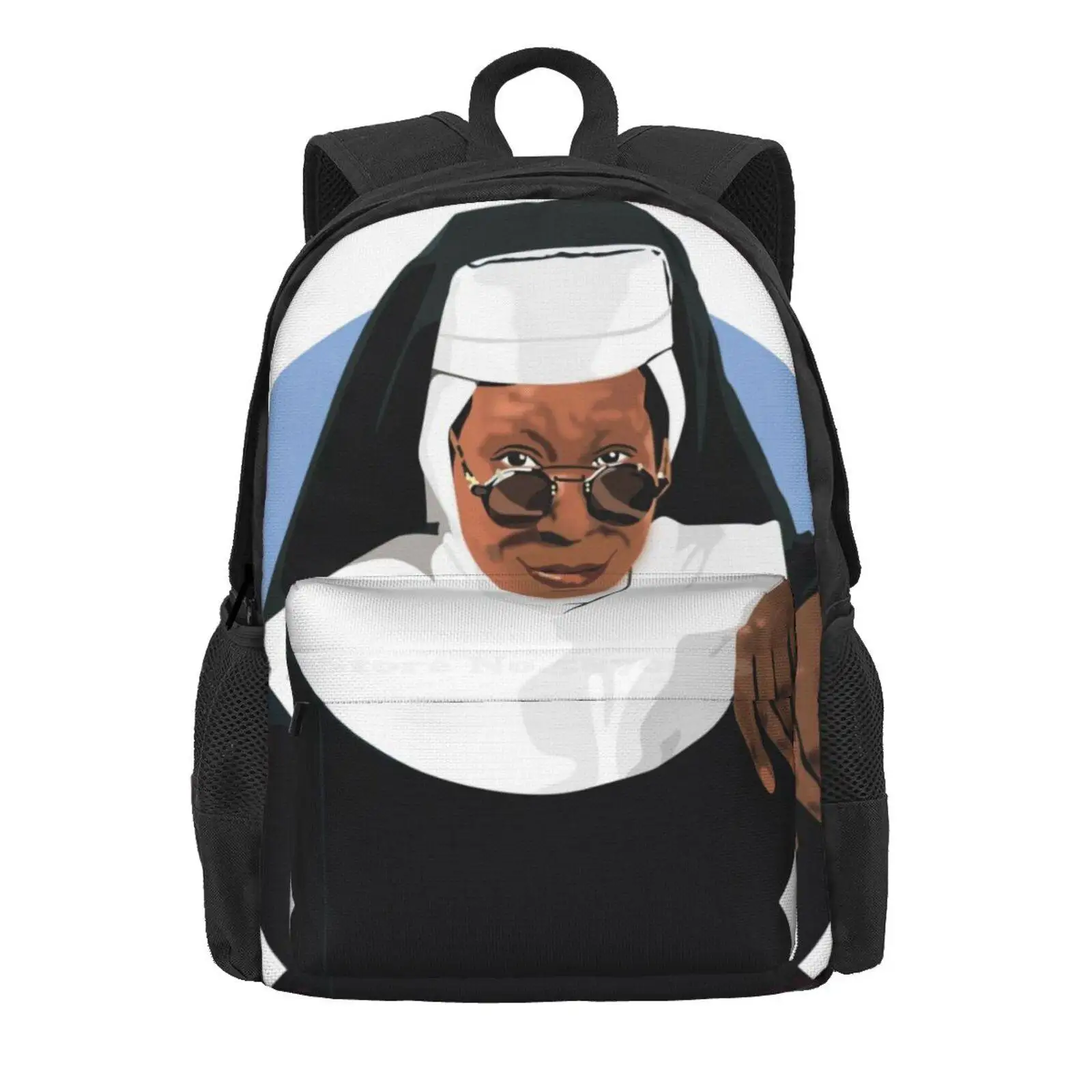 Sister Act_ Hot Sale Schoolbag Backpack Fashion Bags Sister Act Whoopi Goldberg Whoopy Gospel Lounge Singer San Francisco