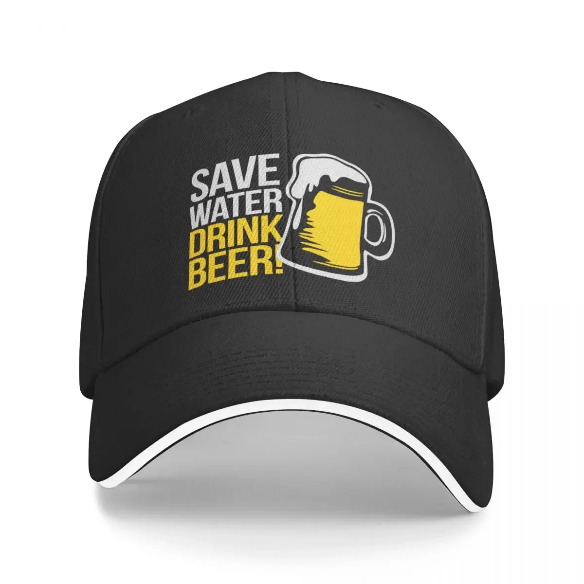 Save Water Drink Beer Baseball Caps Sun Caps Unisex Hats