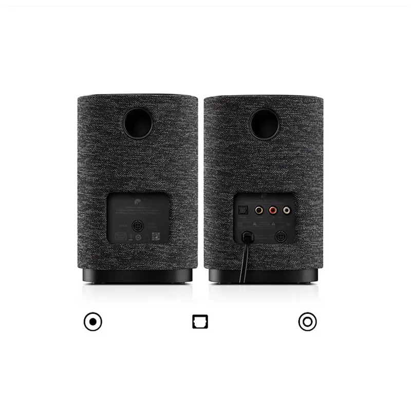 Imagem -02 - Alto-falante Estéreo Hifi Bluetooth Som Estante Desktop Home Theater Fibra de Madeira Coaxial Áudio tv Baixo Subwoofer 62w