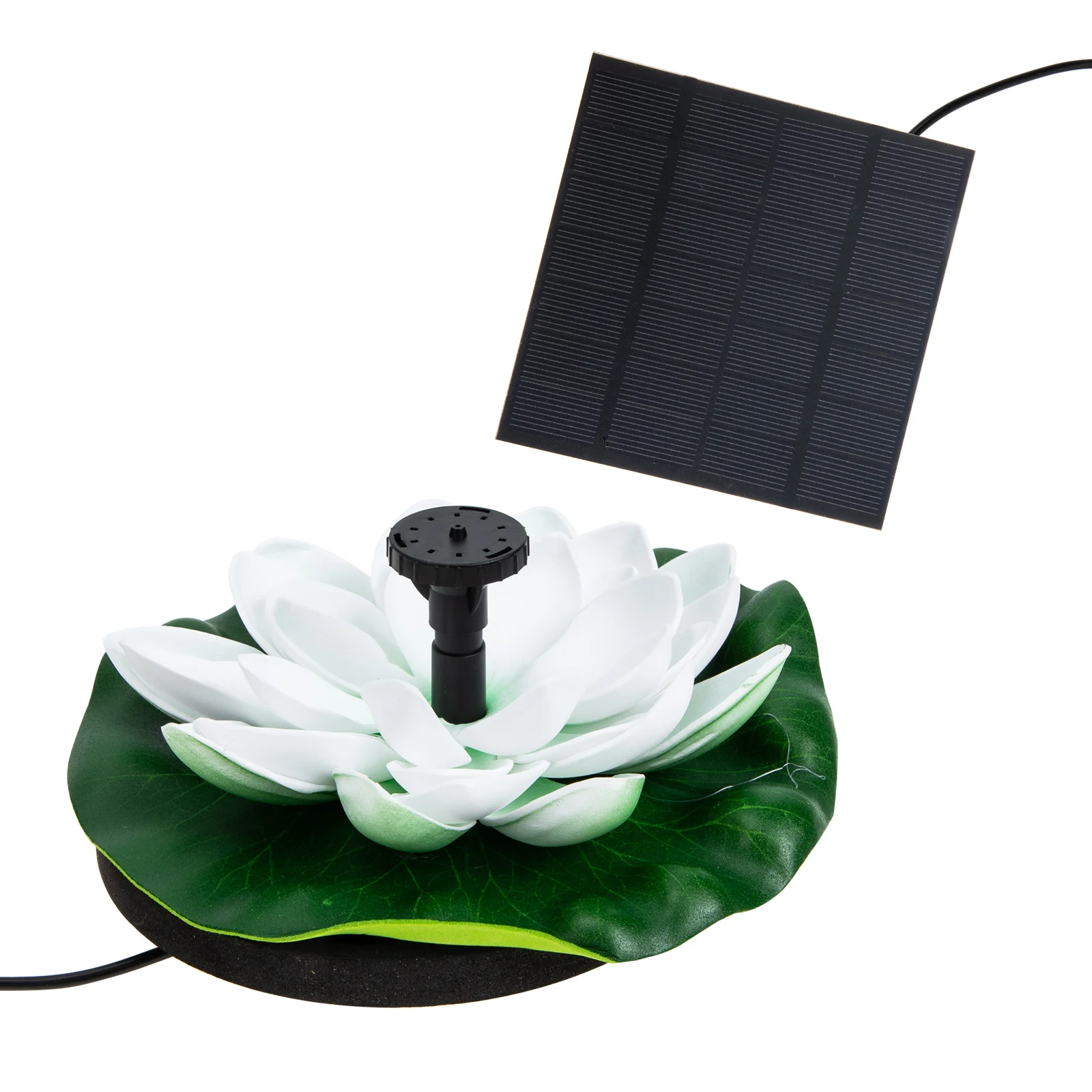

Outdoor Solar Fountain Pond Floating Decorative Premium ABS Durable Solar-Charged Practical Wide Range Uses