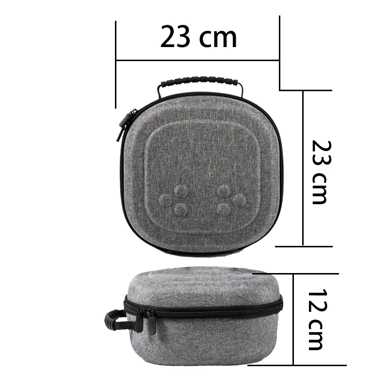 Fotografia 7: Capa Protetora Dura EVA para Meta Quest 3S, Bolsa Organizadora de Acessórios para Headset VR