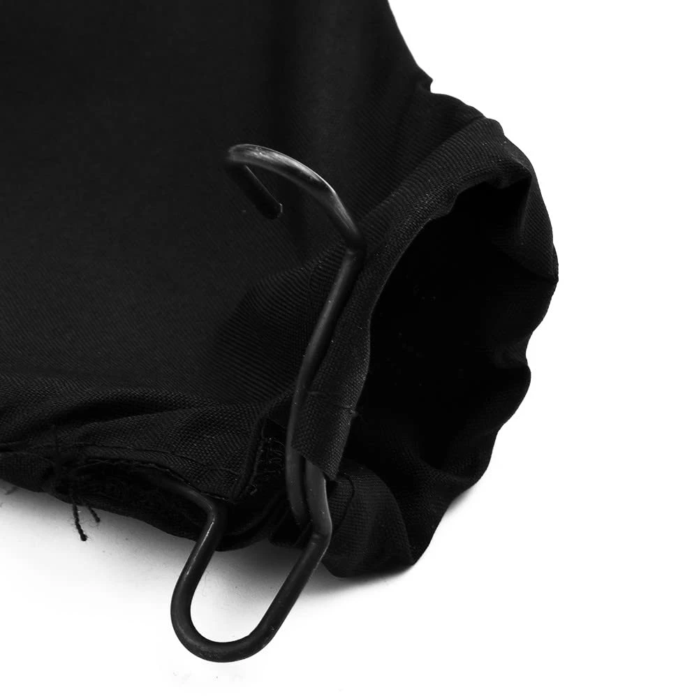 Le nouveau sac à poussière de scie, sac collecteur de poussière noir avec fermeture éclair et support métallique, pour scie à onglet modèle 255 2 pièces