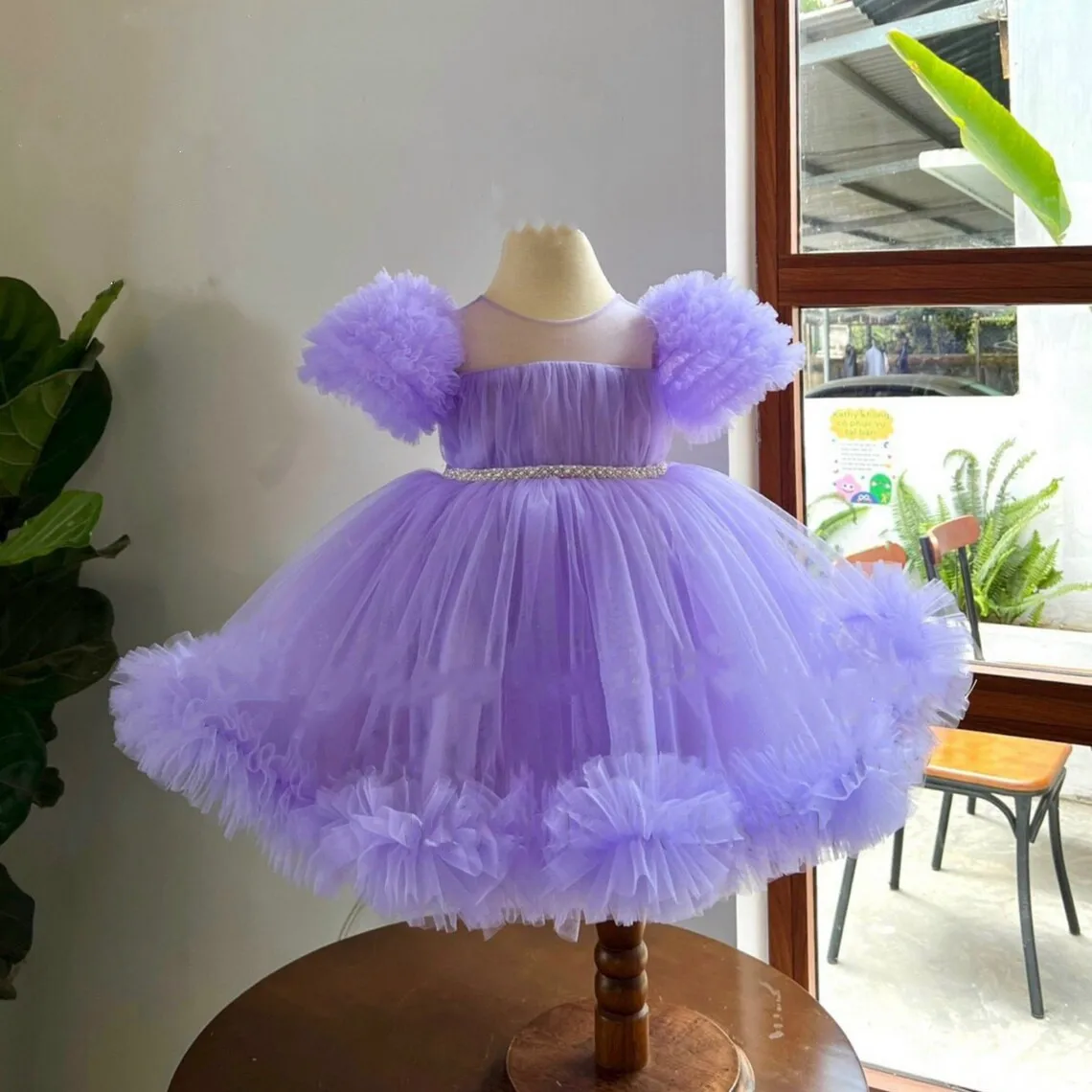 

New Baby Girls Dresses Summer Infant Kids Clothes 1st Birthday Party Princess Dress Flower Girl Dress