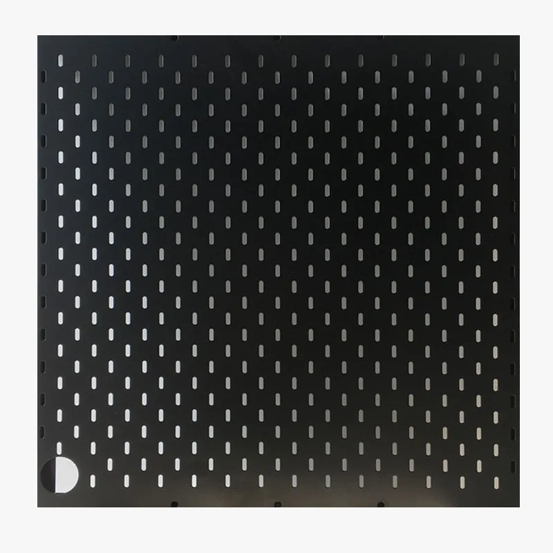 1PCS Soltted Hole pegboard storage cabinet metal tool hanging  display rack organizer sideboard Kitchen storage room