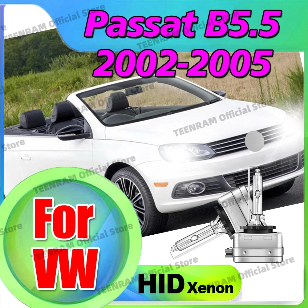 

2x For Volkswagen VW Passat B5.5 2002-2005 Headlights 35W HID Xenon D1S D1 Head Lamp Bulbs 6000K 8000K 10000K DC 12V Plug&Play