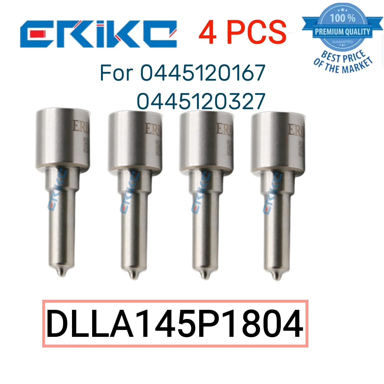 

4 PCS DLLA145P1804 Sprayer Nozzle 0 433 172 098 DLLA 145 P 1804 Nozzle Diesel Injection DLLA 145P1804 for 0445120167 0445120327