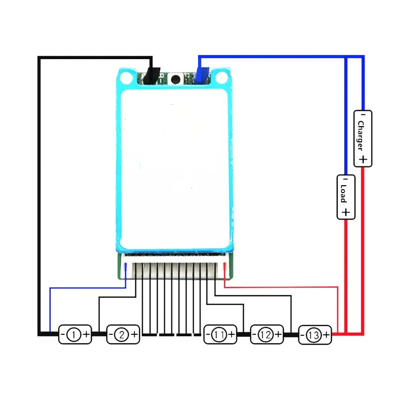 BMS 48V 13S 15A 18650 BMS For Ternary lithium battery pack Electric bicycleElectric vehicle BMS 48V with Temperaure protection