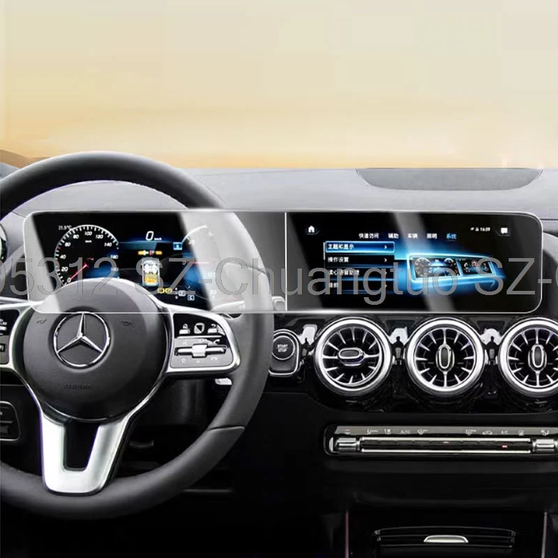 

Защитная пленка из закаленного стекла для Mercedes-Benz EQA EQB 2021-2022, автомобильная GPS-навигационная пленка против царапин