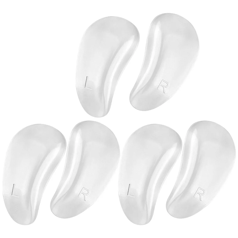 

3 Pairs Arch Support Shoe Insoles Supports Adhesive for Shoes Gel Cushion Orthotics Women Pad