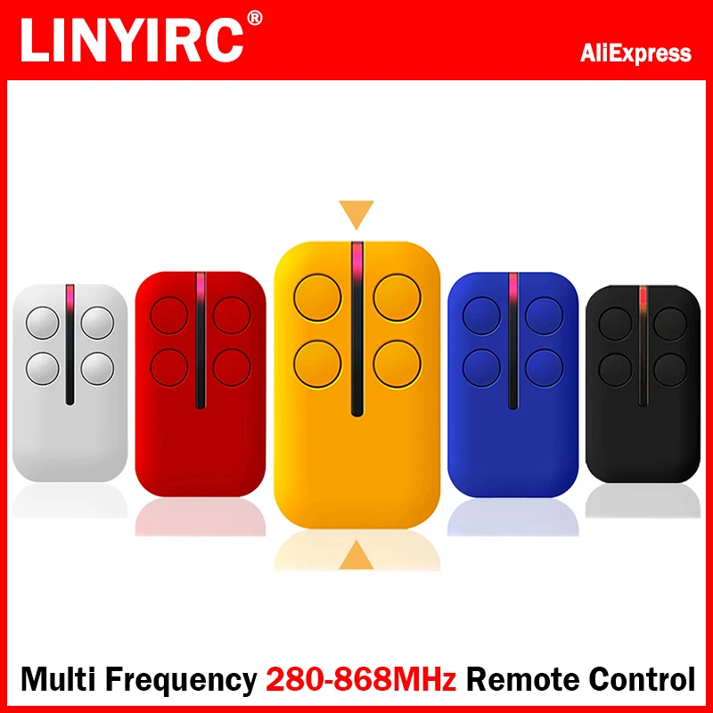 280MHz-868MHz Electronic Gate Control Multifrequency Garage Door Remote Control Duplicator Hand Transmitter Auto Scan Clone Code