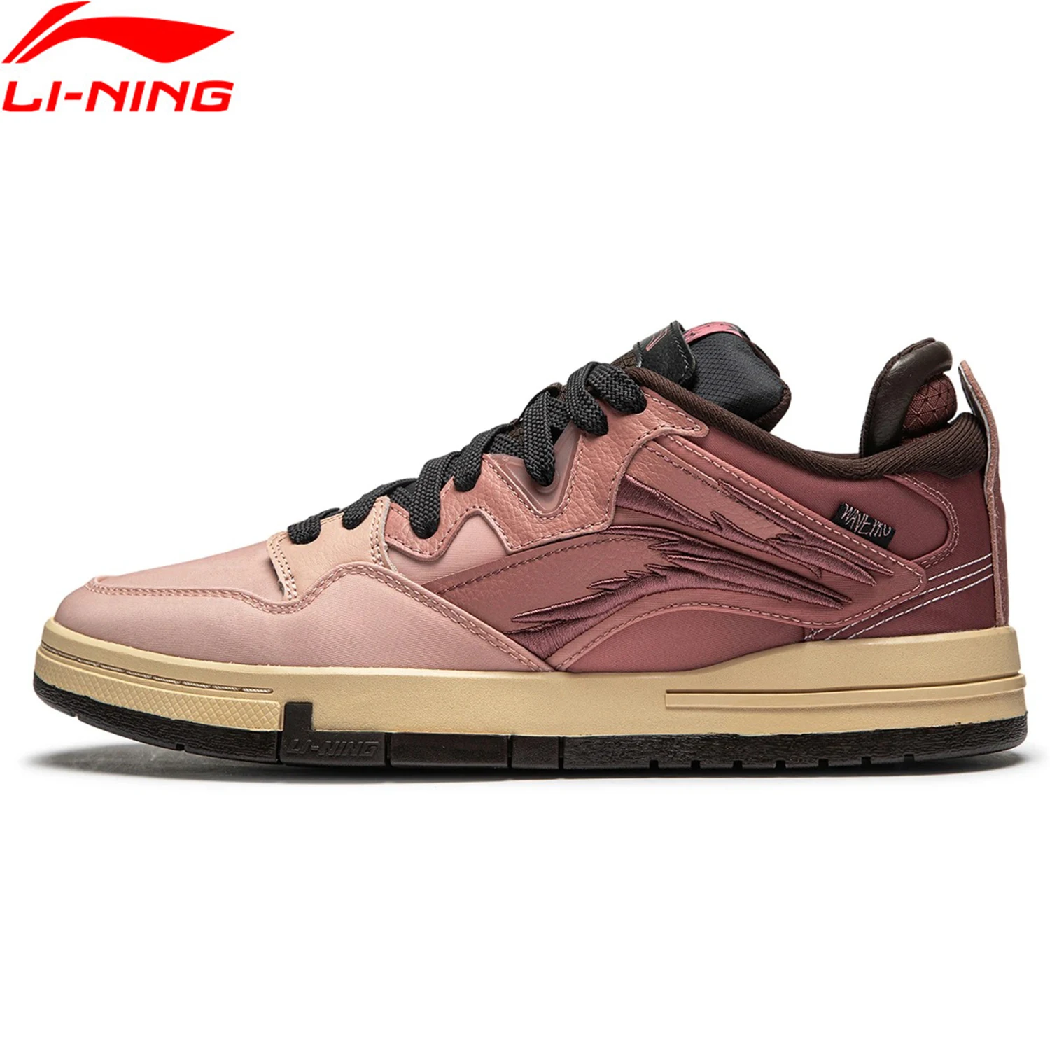 Li-Ning Men WAVE PRO SE Skateboard Shoes Street Style Comfortable LiNing Fitness Culture Sneakers Wearable Sport Shoes AECU011