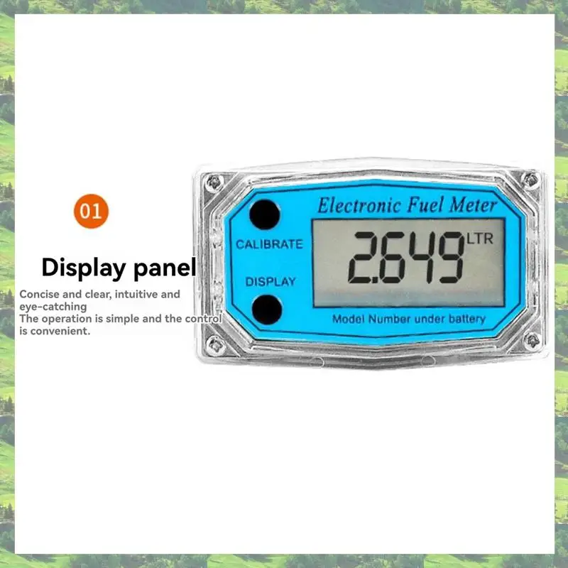

A59Z-Digital Turbine Water Flow Meter Digital LCD Display High Precision Portable Industrial Flow Sensor