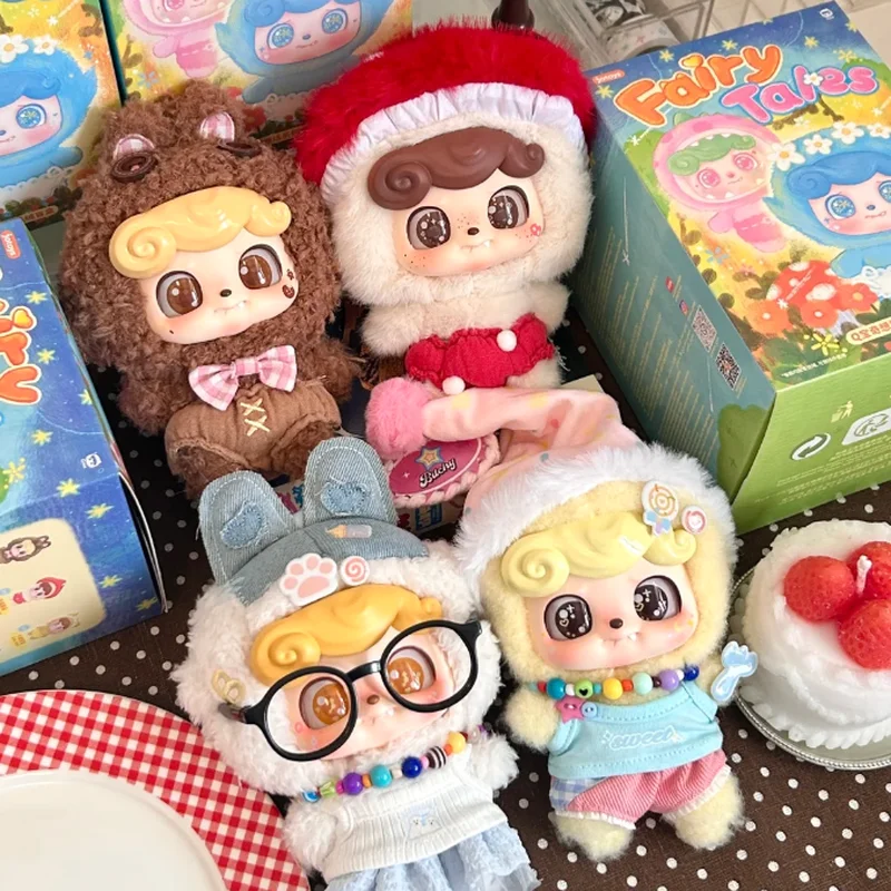 Nieuwe Q.Kid Authentieke Sprookje Pluche Serie Blind Box Trendy Speelgoed Schattige Poppen Meisjes Collectible Figures Verjaardagscadeaus