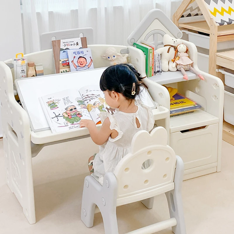 

Children's multi-functional learning desk household liftable table, writing and painting, toy tables and chairs