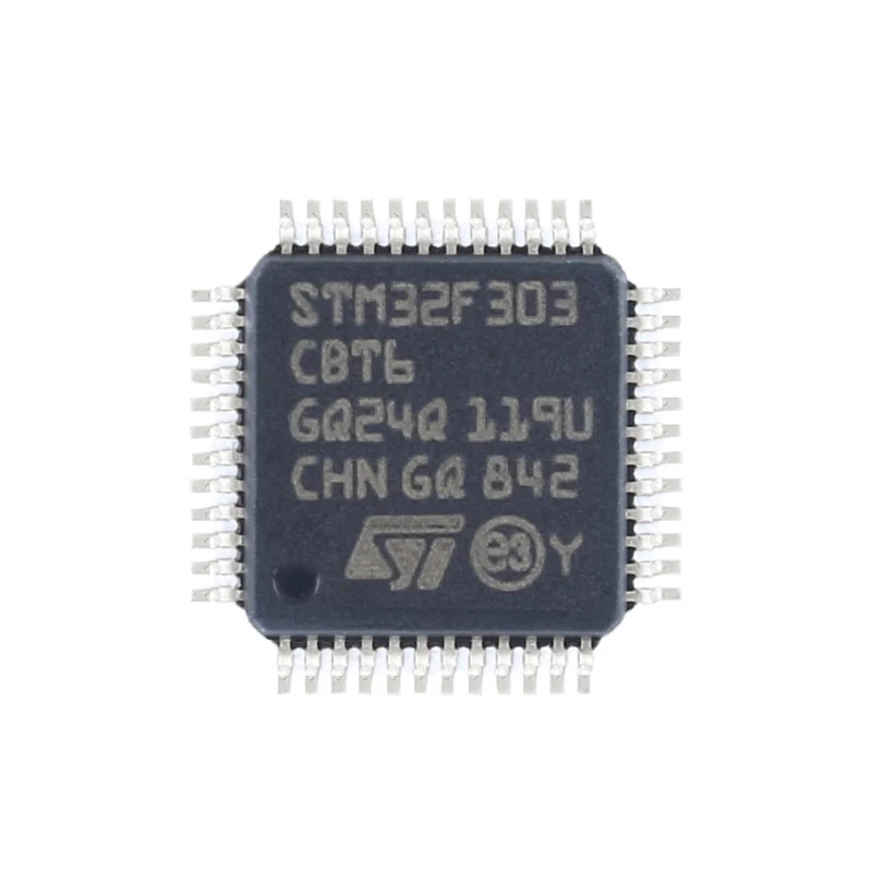 

STM32F303CBT6 STM32F303 CBT6 LQFP48 MCU de 32 bits ARM Cortex M4 72MHz 128kB MCU FPU Brand New Original Factory