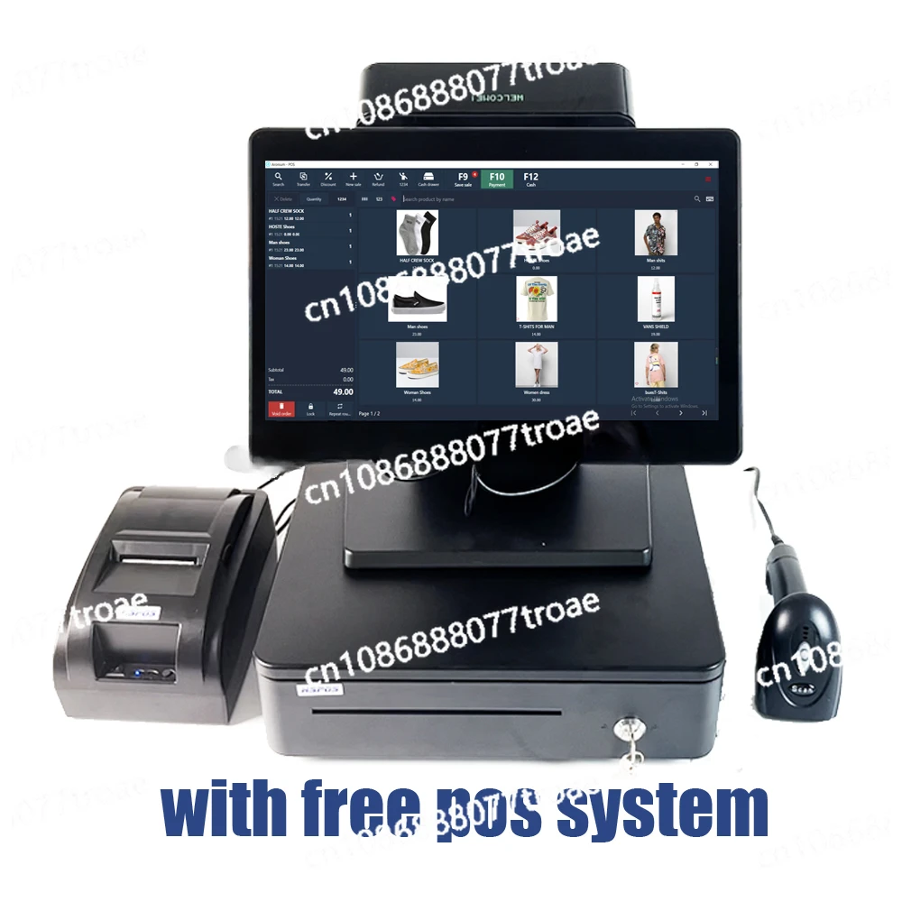 

Hsprinter Free Pos Software Cash Register Machine for Small Business Windows 10 Support Multiple Languages and Offline