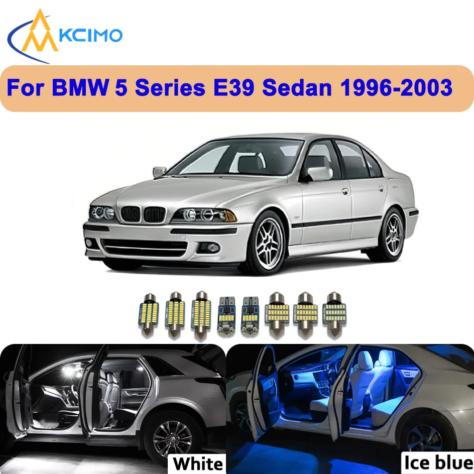 

Super Bright Canbus LED Interior & Door Light Kit for BMW 5 Series E39 Sedan 1996-2003– No Fuss, Easy Installation!