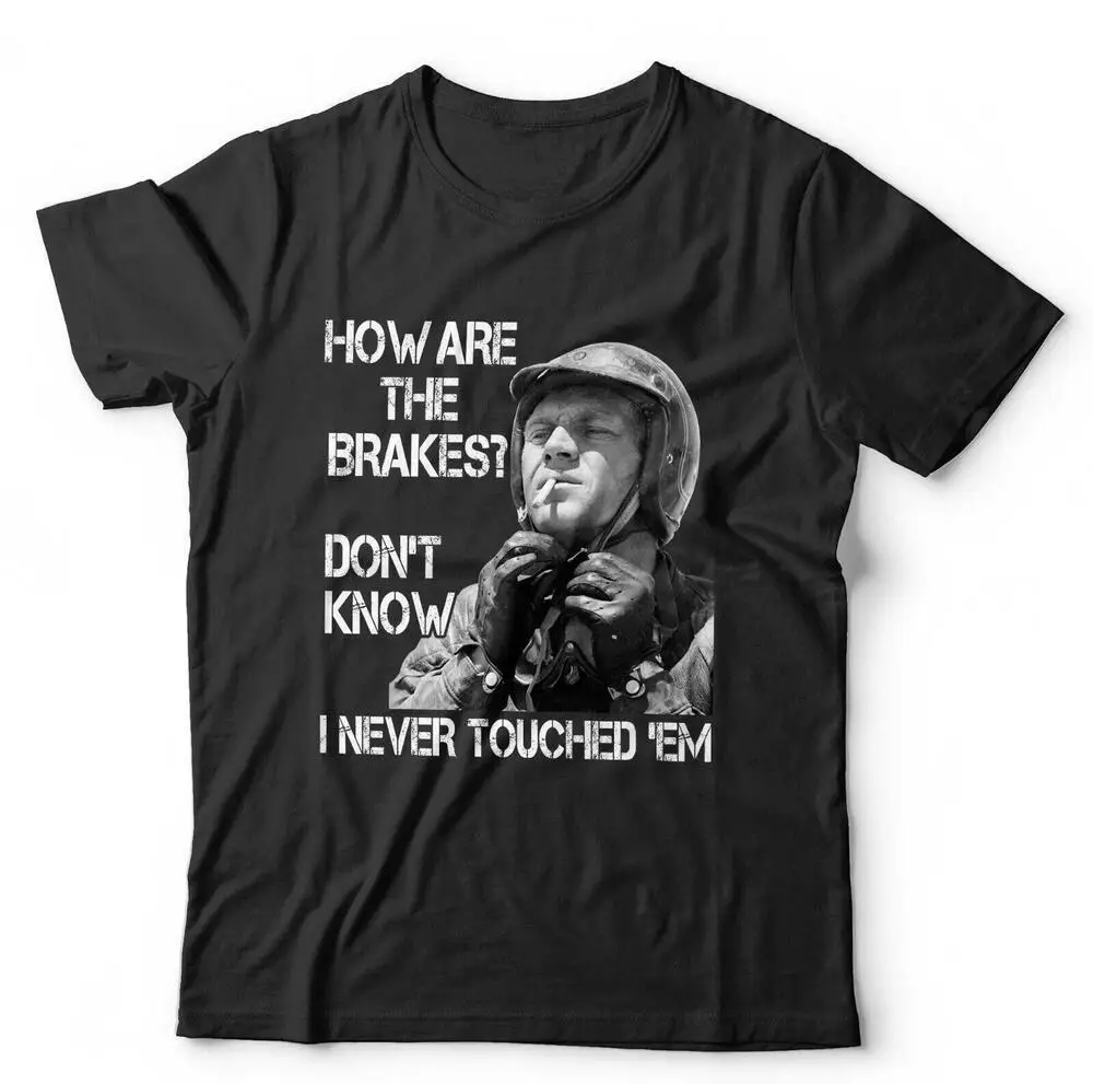 How are the Brakes Unisex Tshirt Great Escape Biker Motorcycle Cafe Racer