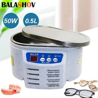 Portable Ultrasonic Cleaner Jewelry Parts Glasses Denture Teeth Circuit Board Watch Washing Machine Tub Dual Frequency Vibration