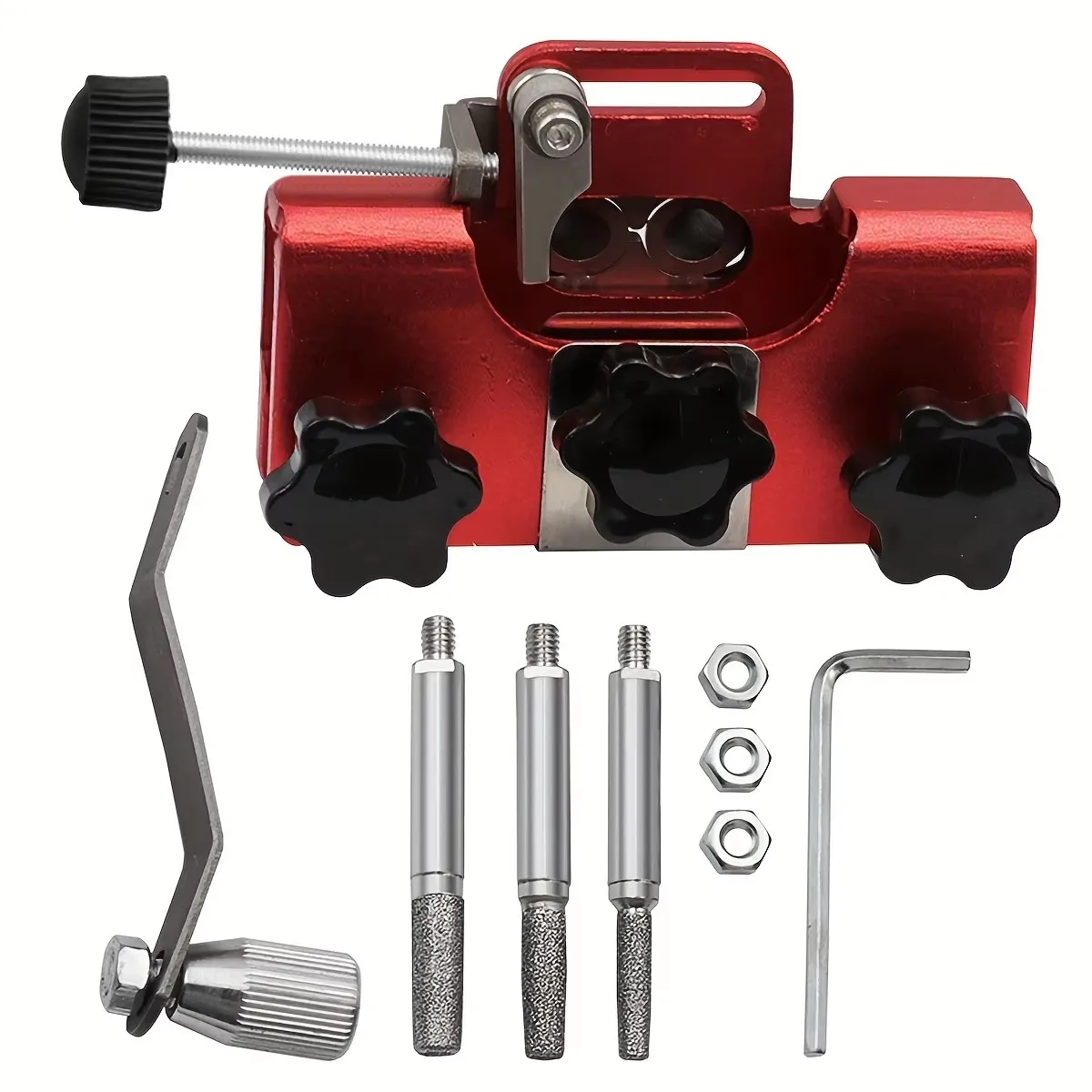 

Fast Chainsaw Sharpening Kit Portable Hand Crank Chain Saw Sharpener Tool Multi functional manual Sharpener Accessories