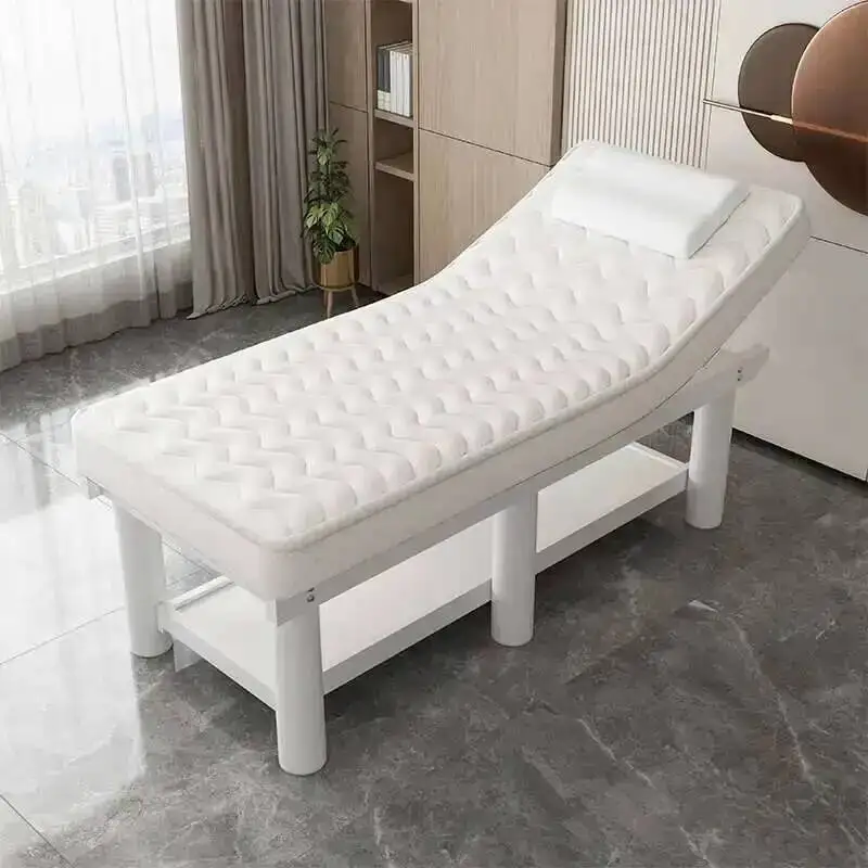 Tattoo Face Massage Bed Beauty Home Latex Knead Massage Bed Physiotherapy Sleep Camilla Masaje Commercial Furniture RR50MT