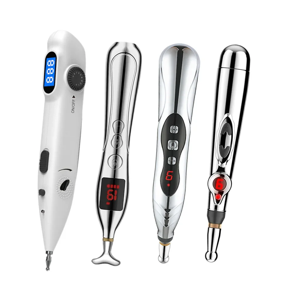 Electronic Acupuncture Pen Accupressure Trigger Point Massage Pen Meridian Energy Laser Therapy Back Pain Relief Pen Health Care