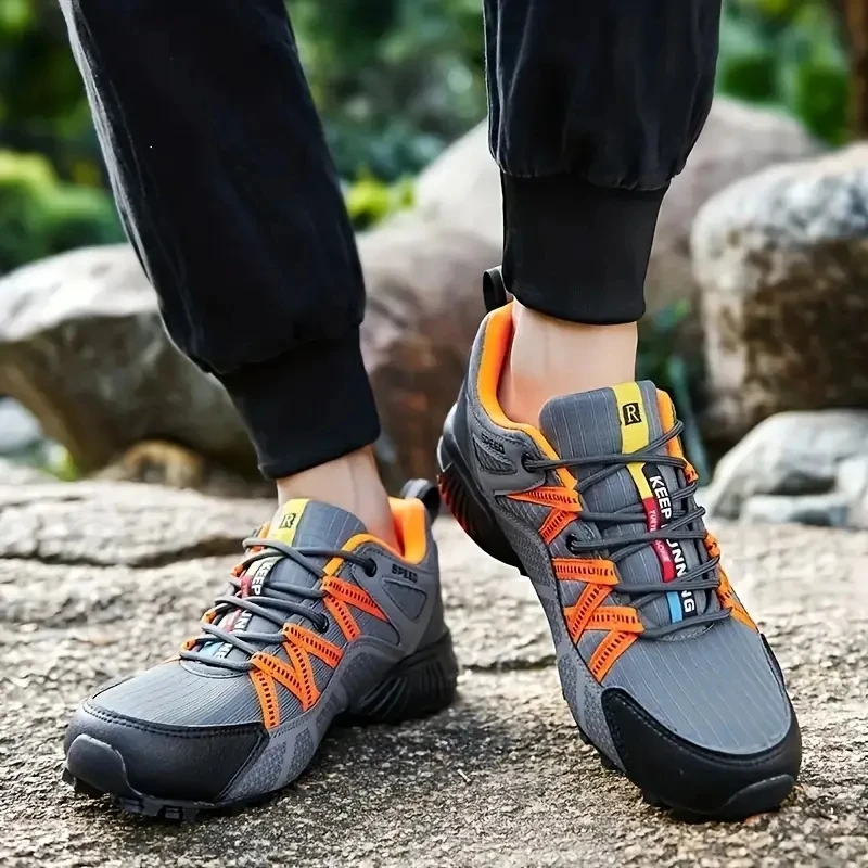 Buty górskie mężczyźni 2024 oddychający trekking alpinistyczny na świeżym powietrzu, pieszy szlak kempingowy, trampki duże Size40-48 #