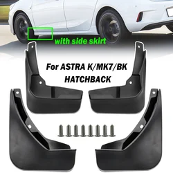 4pcs Car Splash Guards Mud Flaps For OPEL Vauxhall Holden Astra K MK7 BK RS RSV OPC VXR GSI Mudguards Front Rear 2015 - 2021