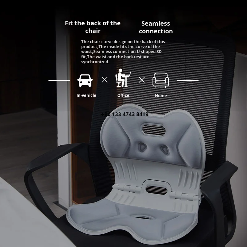 

Foldable Waist Support Car Seat Cushion Memory Foam Office Chair Waist Protection Durable Sofa Cushion Manufacturer