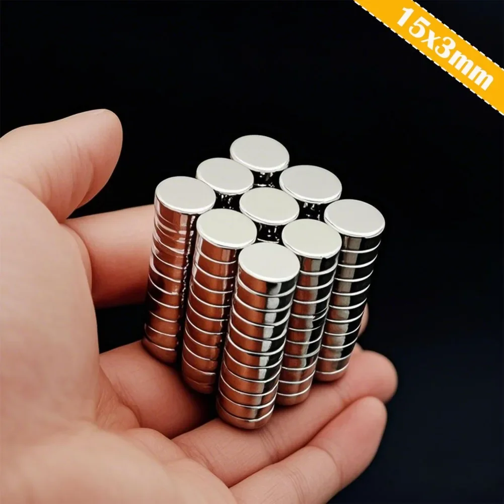

5-20 Pcs Super Powerful Neodymium Magnet N35 15x3mm Strong Permanent Magnetic Imanes Small Disc NdFeB Round Refrigerator Magnets