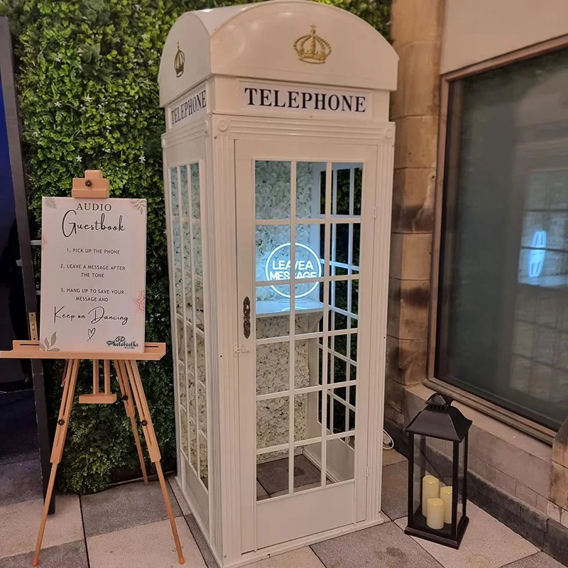 Custom Telephone Booth Wedding Decor Metal Antique Telephone Booth For Wedding