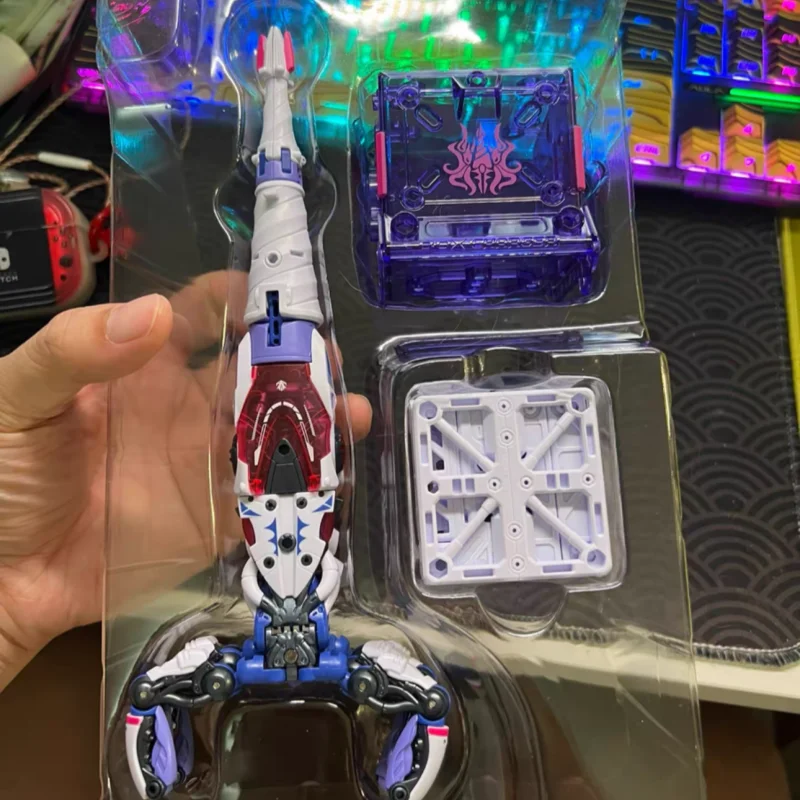 [En stock] Série officielle Beastbox - Violet Vortex & Cameroceras Modèle Transformable Figurine de collection Mecha tendance