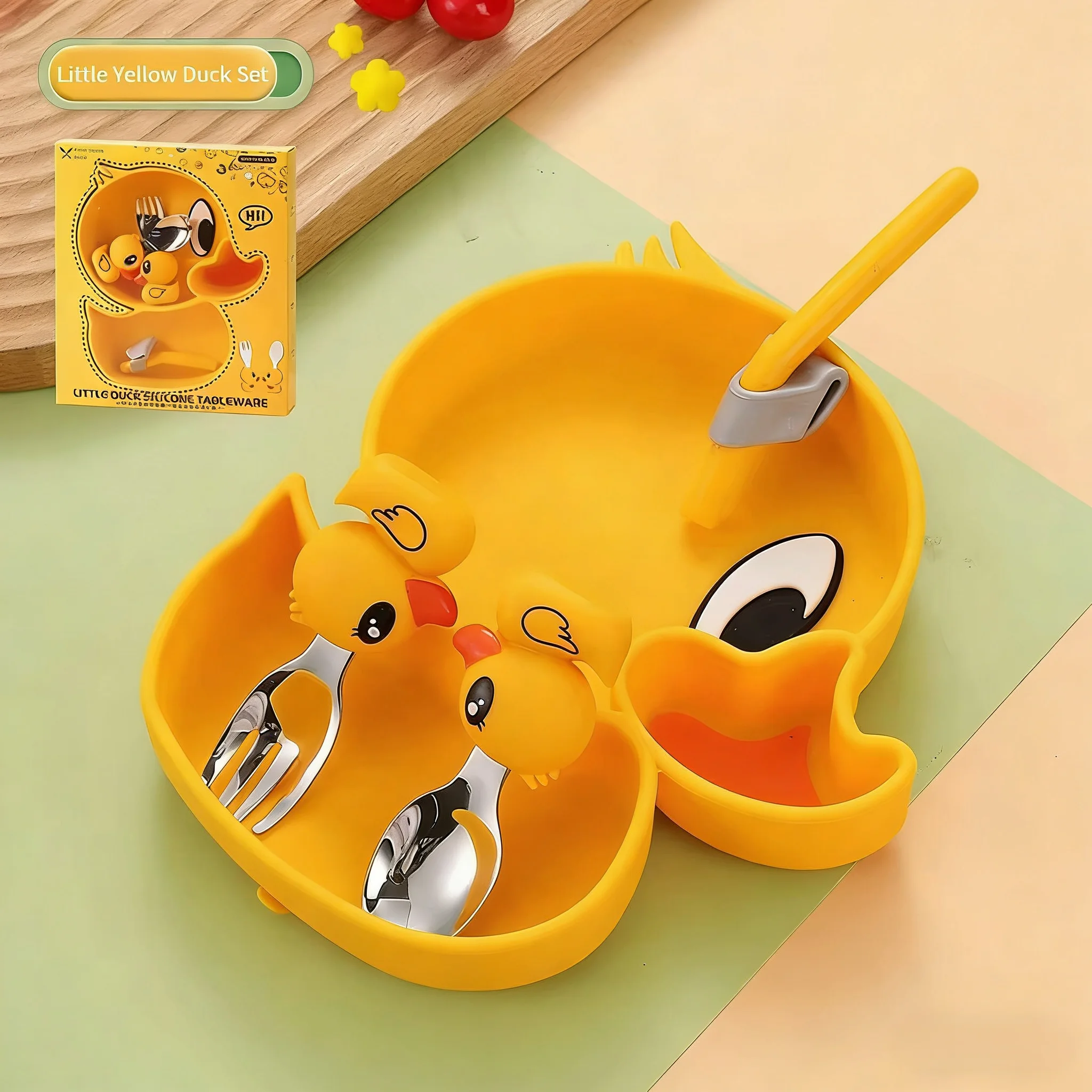 BPA-Free Silicone Baby Plate w - Silicone Suction Bowl recension och pris
