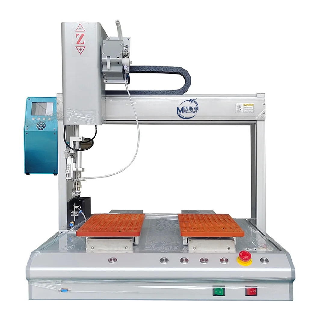 Smart Desktop Dual-Station Automatic Soldering Machine | MSD Brand 220V 4-Axis Precision Tin-Soldering Equipment Servo Motor CE