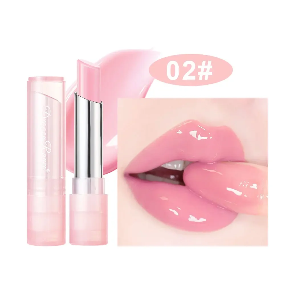 Jelly Temperature Color Changing Lipstick Hydrating Moisturizing Lip Gloss Non-stick Cup Pink Tinted Lip Balm Waterproof Makeup